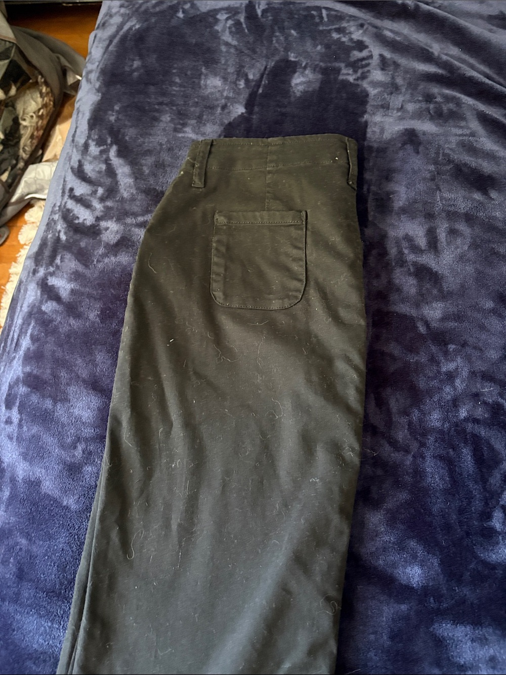 Wash Lab, Denim Daily Slit Midi Pencil Skirt, Black, 29 - Picture 7 of 7